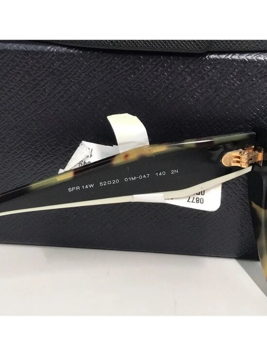 New Authentic Prada Cat Eye Sunglasses PR 14WS – Tortoise & Powder Frame main image 13